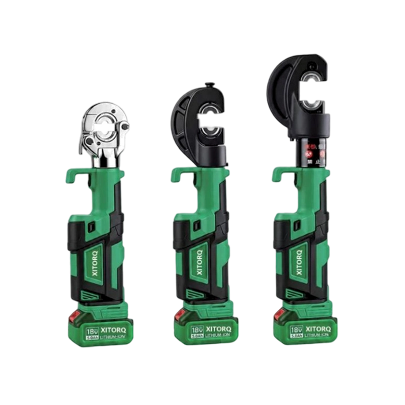 18V lítium-iónový hydraulický krimpovací nástroj — sila 60-120 kN, pre 10-400 mm² Cu/Al káblové koncovky 18V lítium-iónový hydraulický krimpovací nástroj — sila 60-120 kN, pre 10-400 mm² Cu/Al káblové koncovky